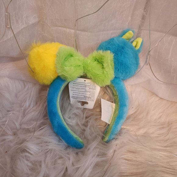 *NEW* HKDL - Ducky & Bunny Fluffy Ear Headband Hong Kong Disneyland Disney